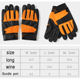thumbnail image 2 of 1 par de guantes de jardinería, guantes antideslizantes de cuero PU, guantes de equitación para jardín, guantes de trabajo al aire libre, 2 of 5