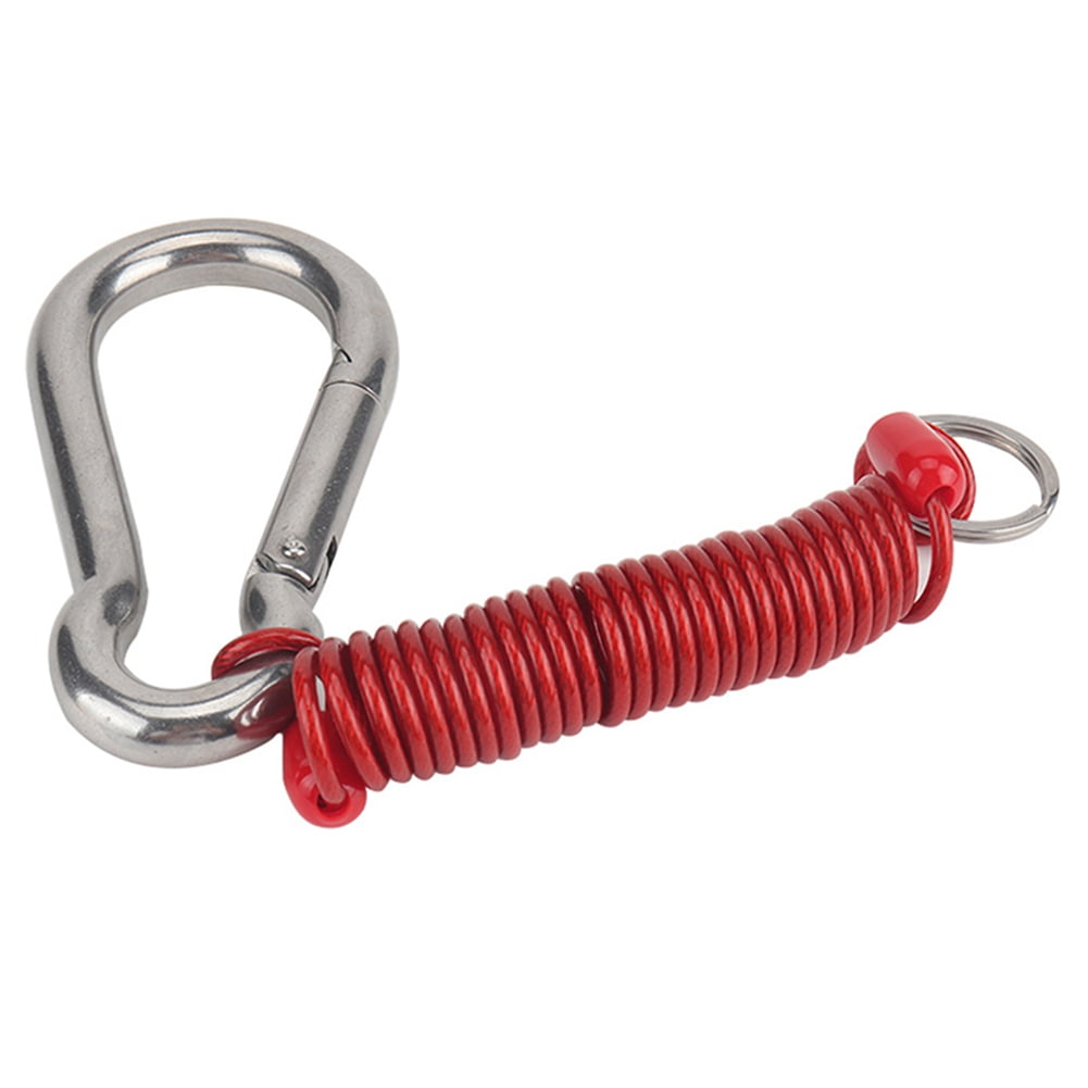 TRAILER SAFETY RING & CHAIN FOR UNBRAKED TRAILERS BREAKAWAY CABLE LOOP 