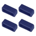 thumbnail image 1 of Unique Bargains Watch Band Strap Loops Silicone Watch Holder Keeper for 16mm Width Watch Band, Deep Blue 4 Pack, 1 of 5
