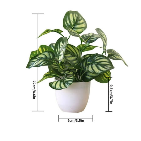 plante artificielle faux plante décor artificielle plante en pot  artificielle en pot feuille faux plante en pot feuille | Walmart Canada