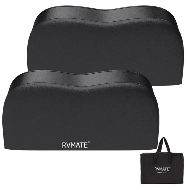 Fundas para neumáticos RVMATE de doble eje, 27 a 30 cm, impermeables, negras