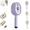 Purple-Enhanced, variant on Electric Spray Air Cushion Massage Comb, Rechargeable Steam Hair Brush with Fine Mist Spray, Detangling and Hair Smoothing Tool
