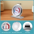 thumbnail image 3 of REJODA-4 Pack Refrigerator Thermometer, Freezer Thermometer, Large Dial Freezer Thermometer, Stainless Steel Fridge Thermometer with Red Indicator, for Home, Kitchen, 3 of 4