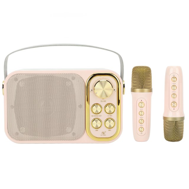 Karaoke Machine With 2 Microphones, Karaoke All In One Machine Portable Singing Machine For Home Party