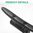 thumbnail image 2 of Uxcell 6pcs Boat Cleats Dock 3 Inch Kayak Rope Tie Cleat 29mm for Marine Black, 2 of 7