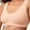 Rose Nude, variant on Amoena Womens Kitty Seamless Wire-Free Cotton Pocketed Mastectomy Bra Rose Nude Small