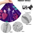 thumbnail image 7 of Jiueut Dog Paw Print Gaming Chair Cover with Armrest Cover, Stretch Desk Chair Covers Removable Computer Chair Slipcovers Washable Furniture Protector, 7 of 7