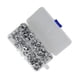 thumbnail image 4 of Tuercas en T de acero galvanizado, protección contra la corrosión, kit surtido de tuercas de cuatro garras para muebles de madera, 90 piezas, 4 of 5