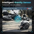 thumbnail image 3 of FreedConn R1 PRO Motorcycle Helmet Intercom Bluetooth Headset Camera Recording, 3 of 5
