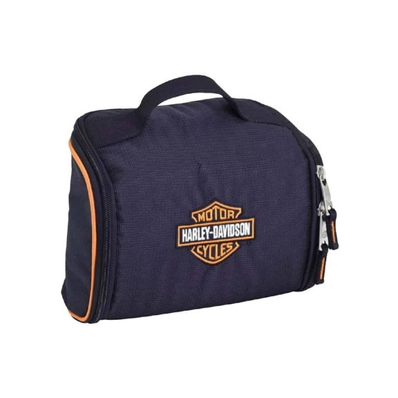 Harley-Davidson Bar & Shield Fabric Toiletry Bag - Black 99610, Harley Davidson