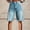 Gold, variant on Stephy Flare Denim Shorts for Women Wide Leg Denim Shorts Woman Vintage Floral Print High Waisted Straight Stretch Pants with Pockets, Black, S