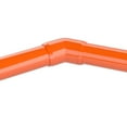 thumbnail image 4 of FORMUFIT 1/2" 45-Degree Elbow Furniture Grade PVC Fitting in Orange, Made In USA, UV-Resistant, Impact-Proof, 0.840" Actual Socket Diameter (10-Pack) - F01245E-OR-10, 4 of 7