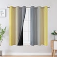 thumbnail image 1 of Cortinas Blackout Ombre Grises/Amarillas Estelar Textiler 115x115 cm, 1 of 9