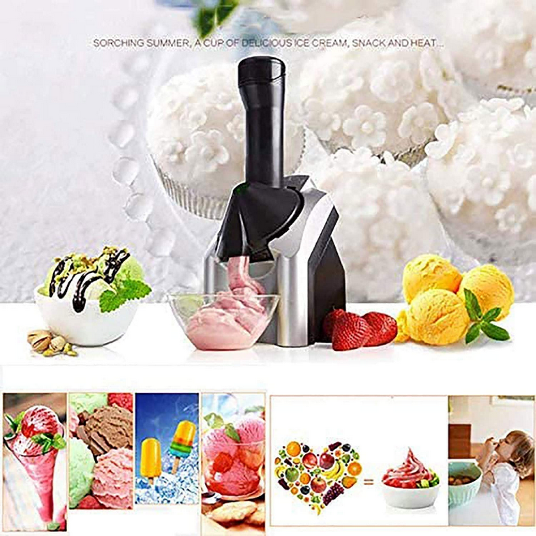 Soft Serve Ice Cream Machine Fully Automatic Mini Ice Cream Maker