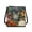 Cat Floral, variant on Tutolipy Skull Sunflower Pattern Purse Satchel, Multiple Zipper Pockets PU Leather Crossbody Purse for Ladies Durable Waterproof Satchel Bag for Daily Work