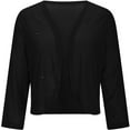 thumbnail image 2 of WOYY Toddler Girls Shiny Formal Party Blazer Glitter Dressy Cardigan Suit Jacket, Sizes 4-14, 2 of 6