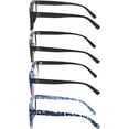 thumbnail image 3 of REAVEE 4 Pack Women Retro Oversized Reading Glasses Women Computer Reader Eyeglass 3.5, 3 of 5