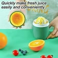 thumbnail image 4 of Hand Juicer, Citrus Juicer, Lemon Squeezer, Portable Citrus Orange Juicer, Mini Hand Manual Juicer for Citrus Fruits, Lime Juicer with Strainer and Container for Gifts, Kitchen, Green, 4 of 8