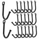 thumbnail image 4 of unbranded 40Ud De Pared Vintage De Hierro Negro Para Abrigos Toallas Y Cocina Resistentes, 4 of 7