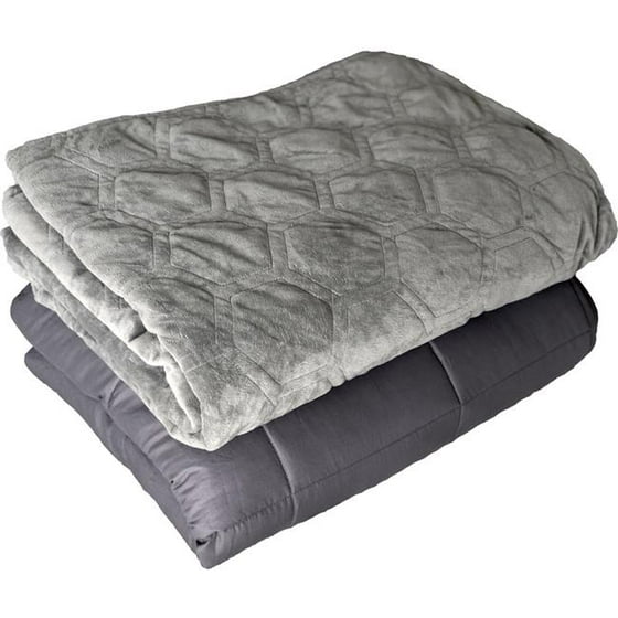Density Comfort Dcwb20 Hc Ws 60 X 80 In 20 Lbs Weighted Blanket Density Comfort Dcwb20 Hc Ws 60 X 80 In 20 Lbs Weighted Blanket With Duvet Cover Gray Com