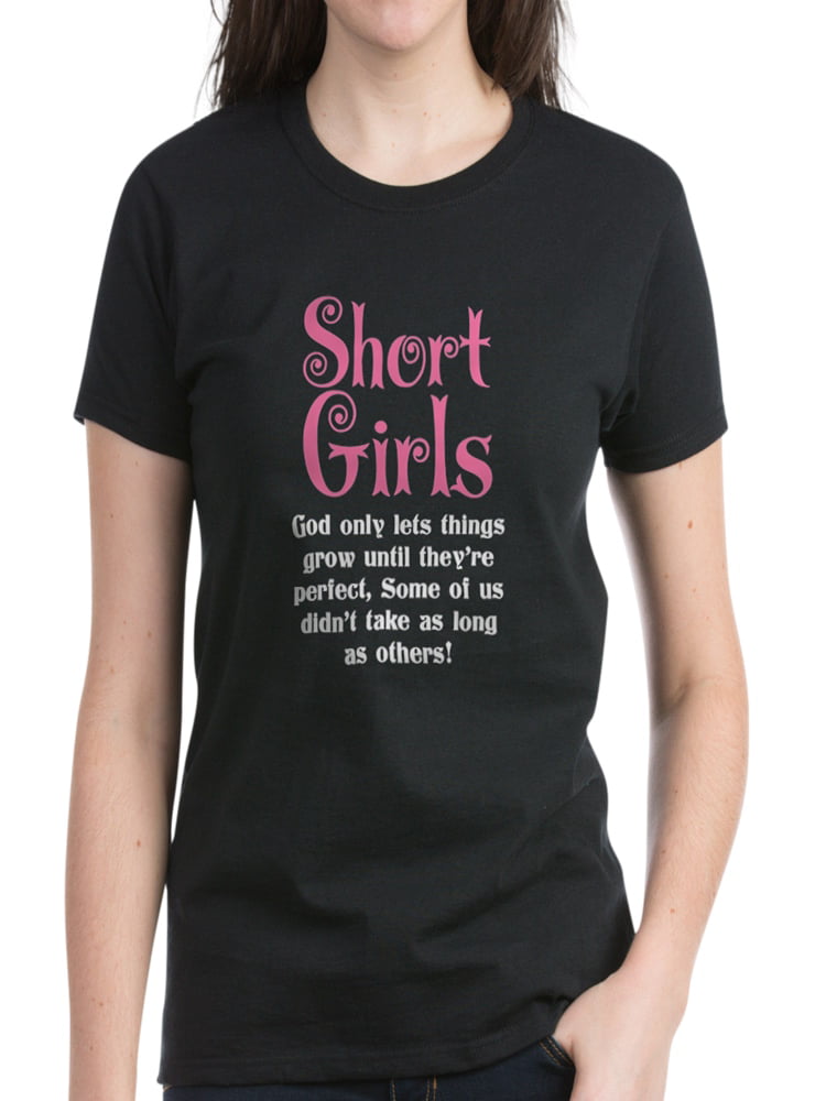 CafePress - SHORT GIRLS T-Shirt - Women's Dark T-Shirt - Walmart.com