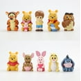 thumbnail image 1 of 10PCS/SET Rabbit Owl Toys Anime The Pooh Action Figures Models Dolls Figurine Gifts, 1 of 8