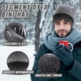 thumbnail image 2 of WILLINGLAND Knit Rib Cuff Beanie Hats For Men Women Winter, 2 of 6