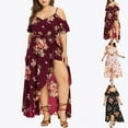 thumbnail image 6 of New Casual Fashion Printed Dress for Women Summer Flower Print Plus Size Dress Loose Fit Female Sling Dresses, 6 of 9