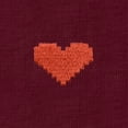 thumbnail image 2 of Dalix Pixel Heart Embroidered Lightweight Relaxed Jersey Tee Summer Cute Love Womens in Maroon L Large, 2 of 5
