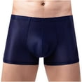 thumbnail image 2 of Lilgiuy Men's Boxer Three Points Shorts Mesh Charming Breathable Panties Travel Portable Shorts, 2 of 5