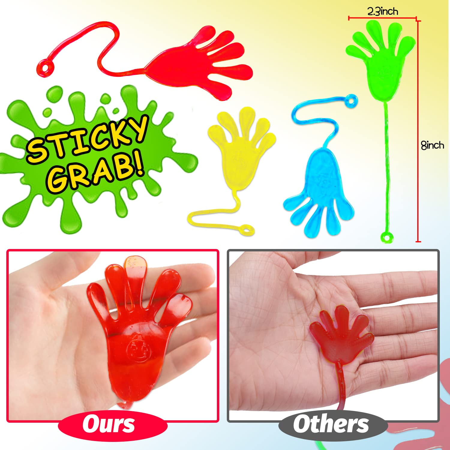 Sticky Hands Goodie Bag Stuffers Classroom Treasure Box - Temu Japan