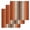 Orange, variant on Burnt Orange Brown Dish Towels Set, Waffle Weave Kitchen Towels 2 Pieces, Farmhouse Vintage Wooden Microfiber Hair Face Bath Tea Towel Absorbent Quick Drying Cleaning Dish Cloths 12"x12"
