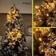 thumbnail image 2 of Luces serie 112 led star burst Artego con 2 ramos de 40cm de diámetro unidos de 56 leds GAMMA Decoración Navidad eventos bodas LED christmas string lights waterproof 8 modos uso temporizador, 2 of 7