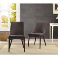 thumbnail image 1 of Topline Home Furnishings Charcoal Grey Side Chair, 1 of 1