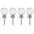 thumbnail image 3 of Miangastore Chic Light Knob Crystal Transparent 4Pcs 1.6*1.2*1.2in, 3 of 8