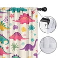 thumbnail image 4 of Blackout Kids Curtains,Colorful Dinosaur and Tropical Pattern Childrens Insulated Curtains Set Of 2,Bedroom Essentials,Toddler Room Decor 52"x63", 4 of 5
