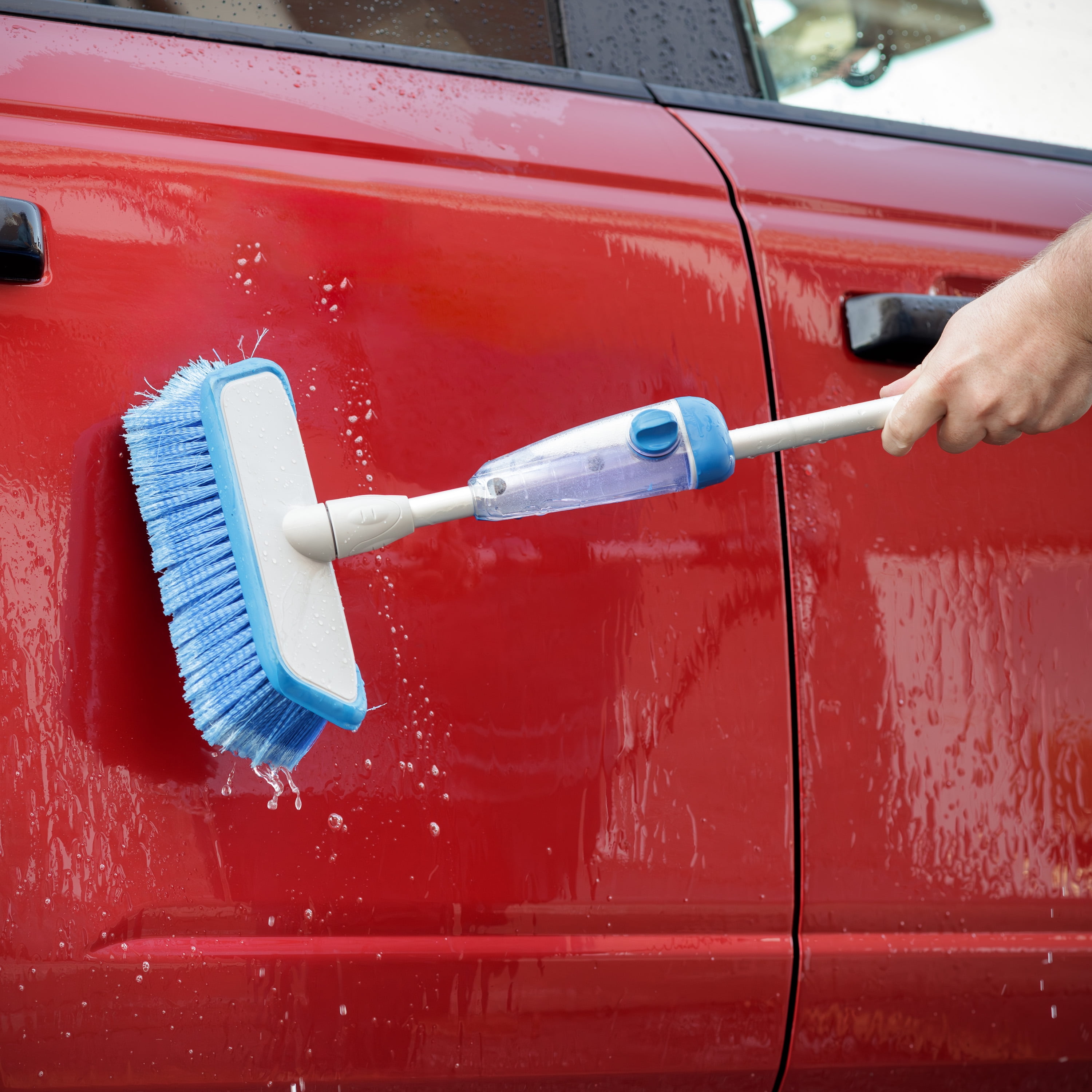 Auto Drive Car Washing Flow Through Brush with Soap Dispenser