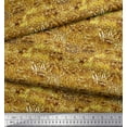 thumbnail image 2 of Soimoi Brown Polyester Crepe Fabric Leopard,Snake & Wild Skin Printed Fabric 1 Yard 42 Inch Wide, 2 of 3