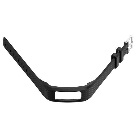 ROSENICE 10.4in Black Silicone Watch Wristband for Vivofit2 Replacement Accessory 1Pcs