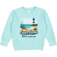 thumbnail image 2 of Inktastic Outer Banks North Carolina Beach Scene Toddler Sweatshirt, 2 of 4