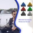 thumbnail image 3 of facefd Pieces/Set Universal Windshield Screw Assortment M5x16mm Windscreen Bolts Assorted Kit Motorcycles Upgrade Accessories Black Silver, 3 of 6