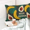 thumbnail image 4 of Sikiie Banana And Avocado Pillow Covers, Throw Pillow Case Cushion Covers,Cushion for Bedroom,Couch,Home-16"x24", 4 of 6