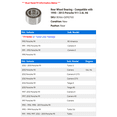 thumbnail image 2 of Rear Wheel Bearing - Compatible with 1990 - 2013 Porsche 911 3.6L H6 1991 1992 1993 1994 1995 1996 1997 1998 1999 2000 2001 2002 2003 2004 2005 2006 2007 2008 2009 2010 2011 2012, 2 of 2