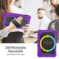 thumbnail image 2 of Allytech Galaxy Tab S8 2022 / Tab S7 2020 11 Inch Case (SM-X700/706/T870/T875) with Screen Protector,  Rugged Shockproof Strap Rotating Kickstand Protective Cover for Samsung Galaxy Tab S8/ Tab S7, 2 of 7