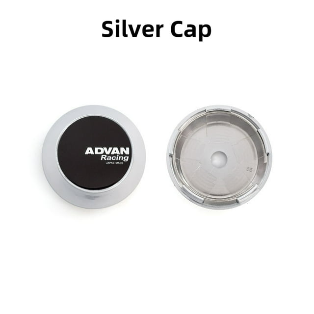 4pcs 68mm (45mm Stickers) Advan Racing Advanti Japan Emblem Logo Car Wheel Center Caps Rim Hub Covers Styling Auto Accessories 4pcs Black Advan 68mm wheel Cap