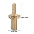thumbnail image 2 of ETHZZLE 2 Pcs Vis de Joint de Queue de Billard en Laiton Durable Quincaillerie pour Baguettes de Queue à Poignée Prolongée, 2 of 8