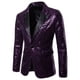 thumbnail image 1 of Traje de actuación con lentejuelas doradas para hombre, presentador de discoteca, chaqueta de estudio, 1 of 6