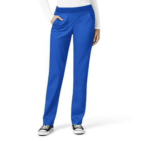 

PRO Women s Petite Pluse Size Knit Waist Cargo Scrub Pants