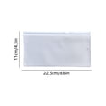thumbnail image 3 of Contenedores de almacenamiento Bolsa transparente con cremallera Bolsa de almacenamiento transparente Organizador multiusos con cremallera resistente para artículos de papelería Cosméticos Joyas Viaje, 3 of 6