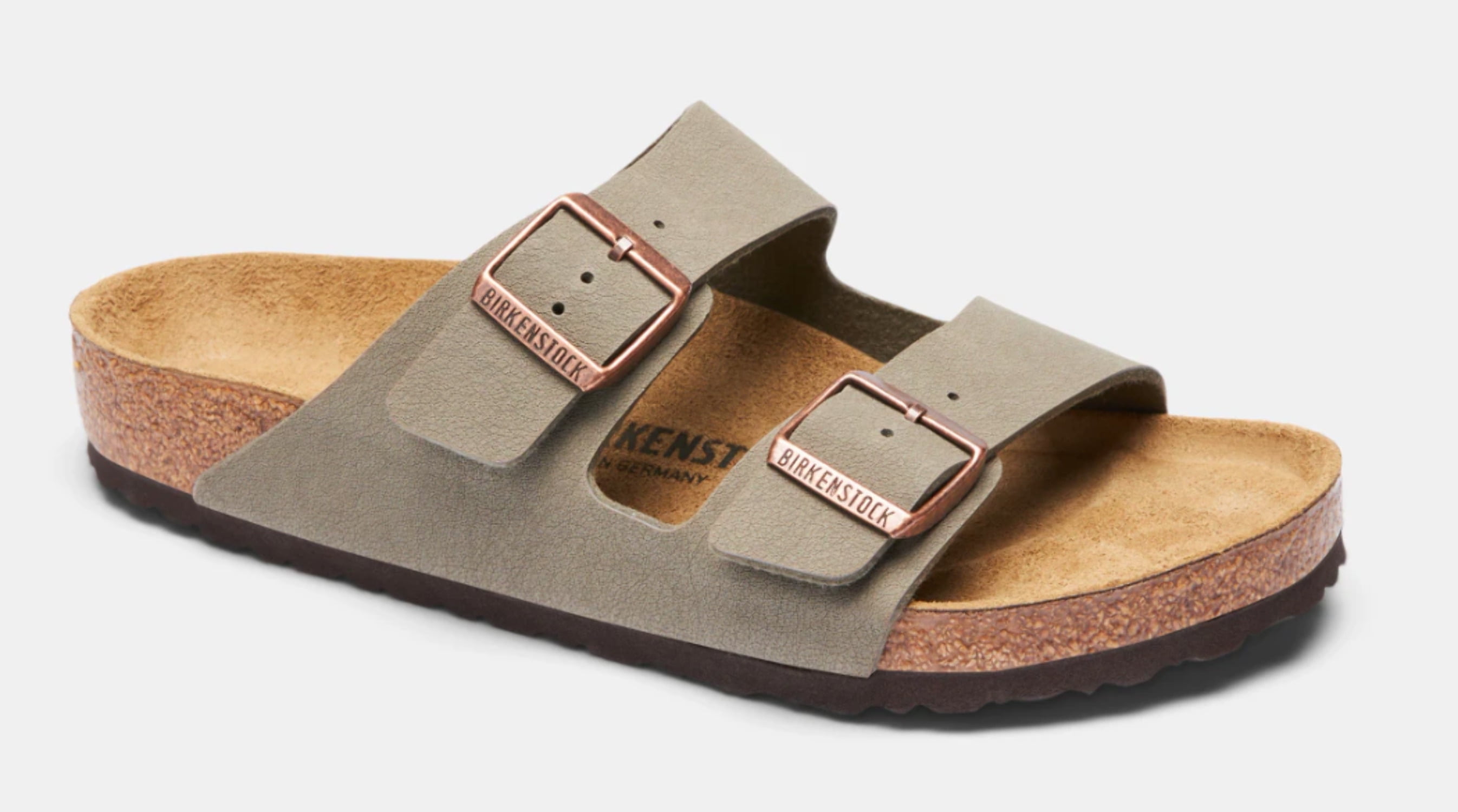 Birkenstock Women's Stone Arizona Birkibuc 45 B(M) EU